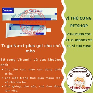 NUTRI PLUS GEL:BỔ SUNG DINH DƯỠNG CHO CHÓ MÈO