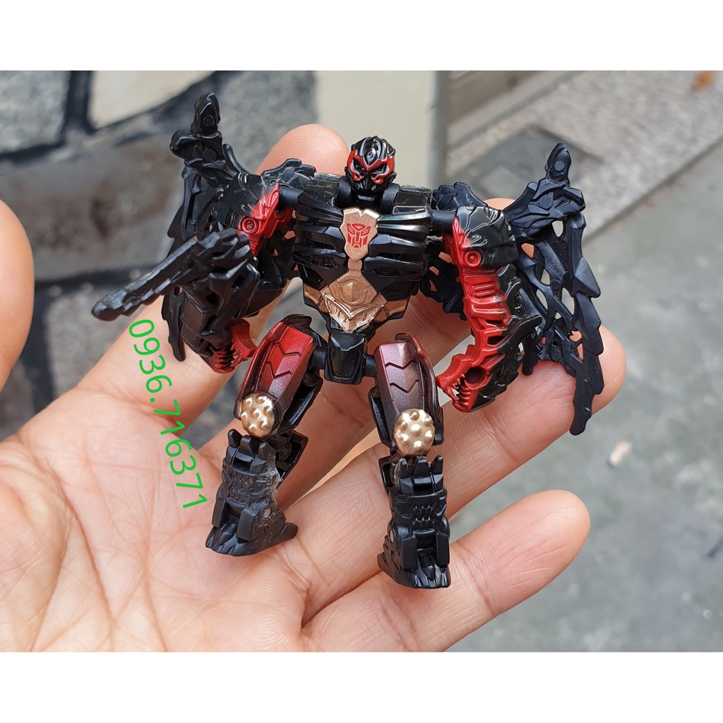 Robot Mini cao 6,5cm biến hình nhiều bước thành rồng 3 đầu Dragonstorm Transformers - Hasbro