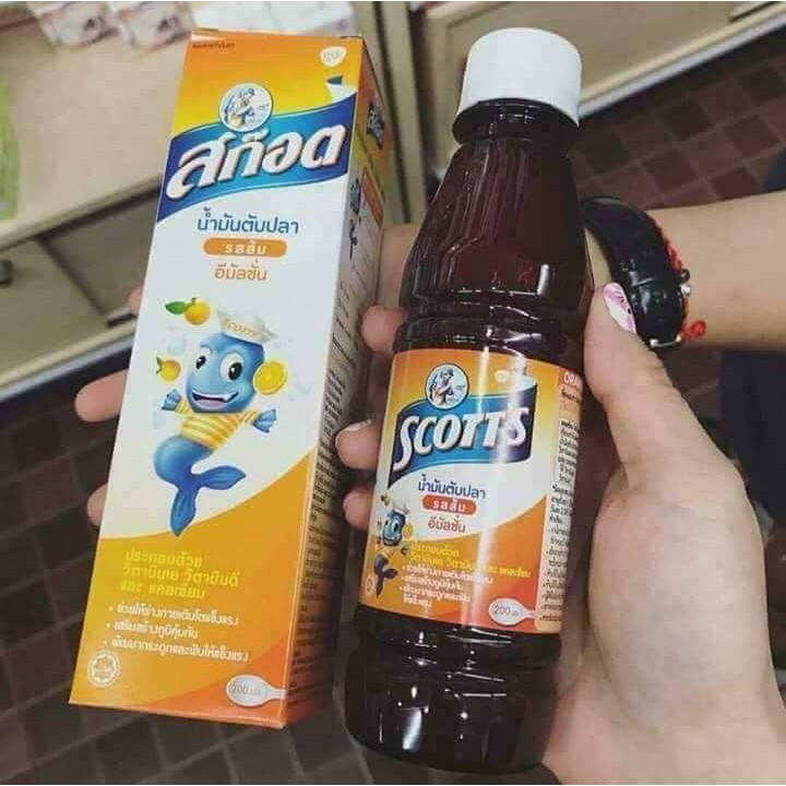 (HSD: 13-5-21) Siro ăn ngon vị cam SCOTT'S Thái Lan 200ml