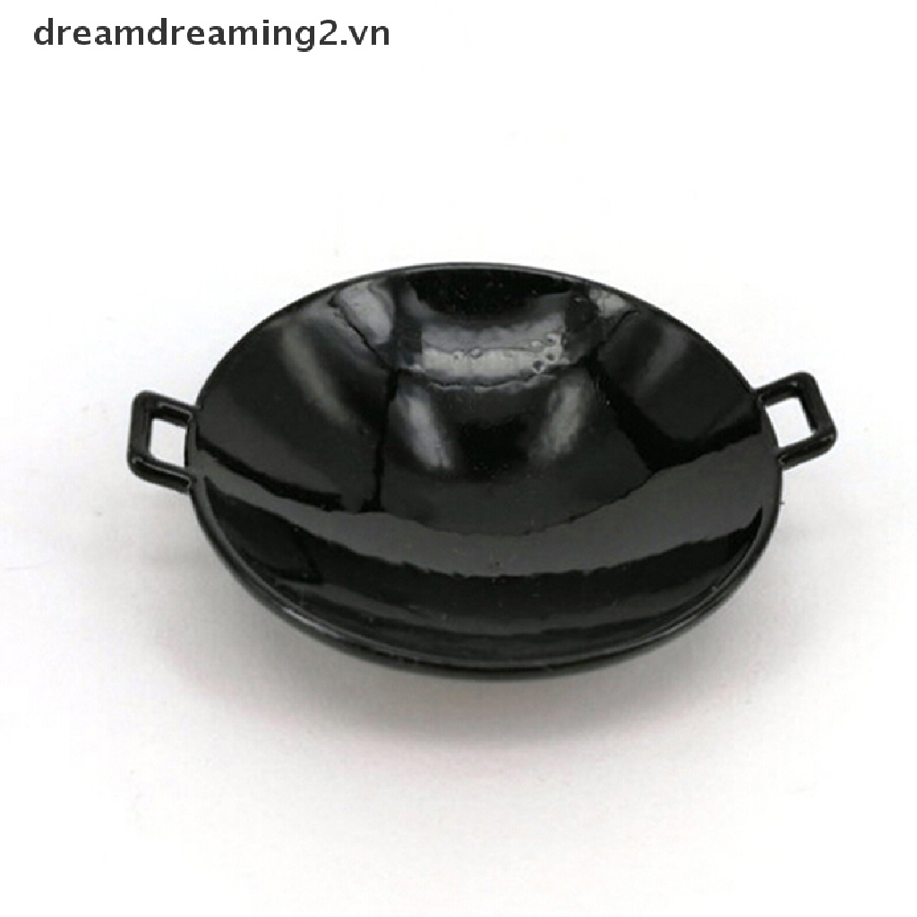 Bộ 3 Mô Hình Chảo Tỉ Lệ 1 / 12 Dành Cho Búp Bê