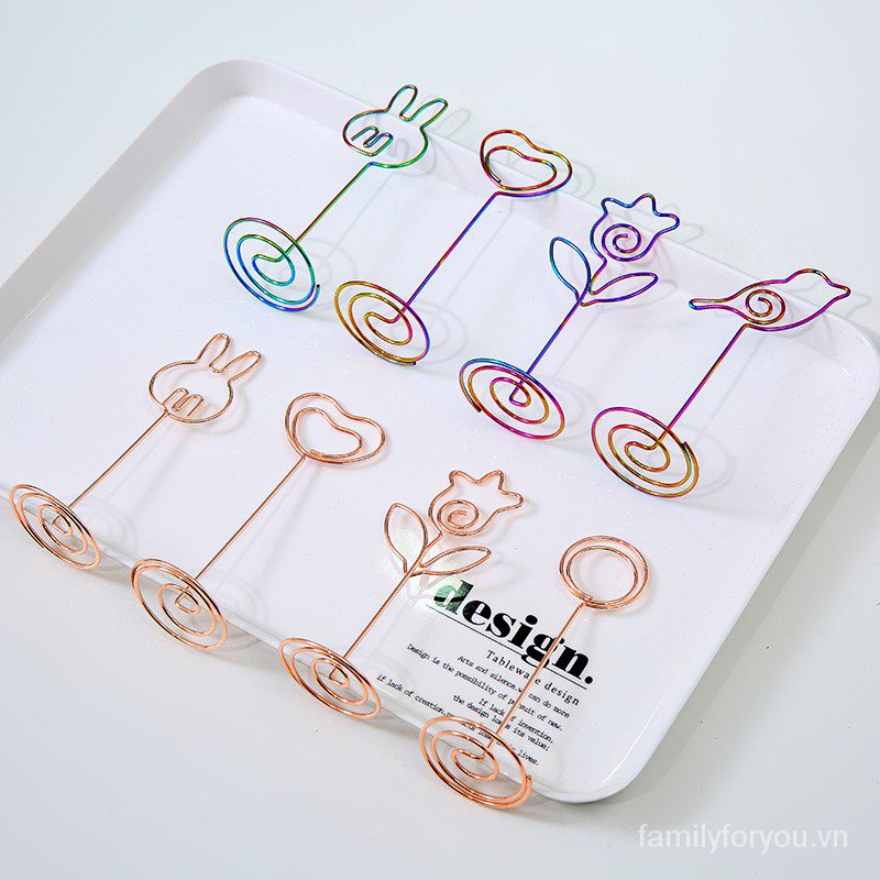 Kẹp giấy ghi chú hình dạng dễ thương sáng tạo