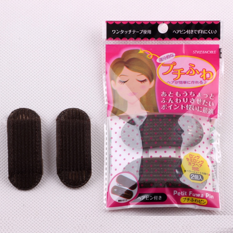 Kẹp Tóc Phồng Vô Hình Màu Đen/Nâu Tự Nhiên Tạo Kiểu Tóc Đẹp Cho Nữ