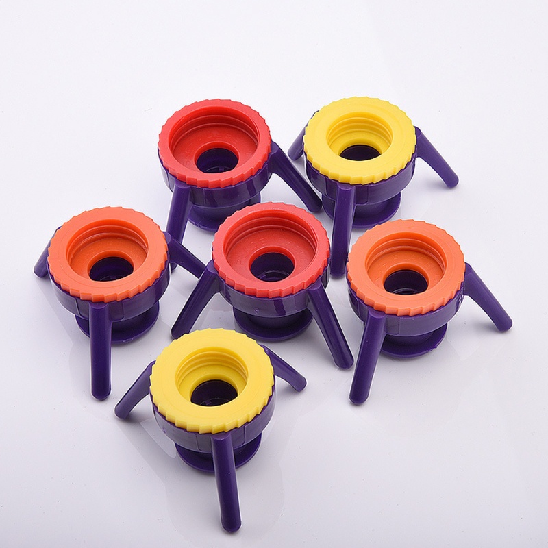 Bộ 6 Giá Đỡ Chai Dầu Gội Sữa Tắm / Gia Vị Rỗng Chống Rò Rỉ Đa Năng
