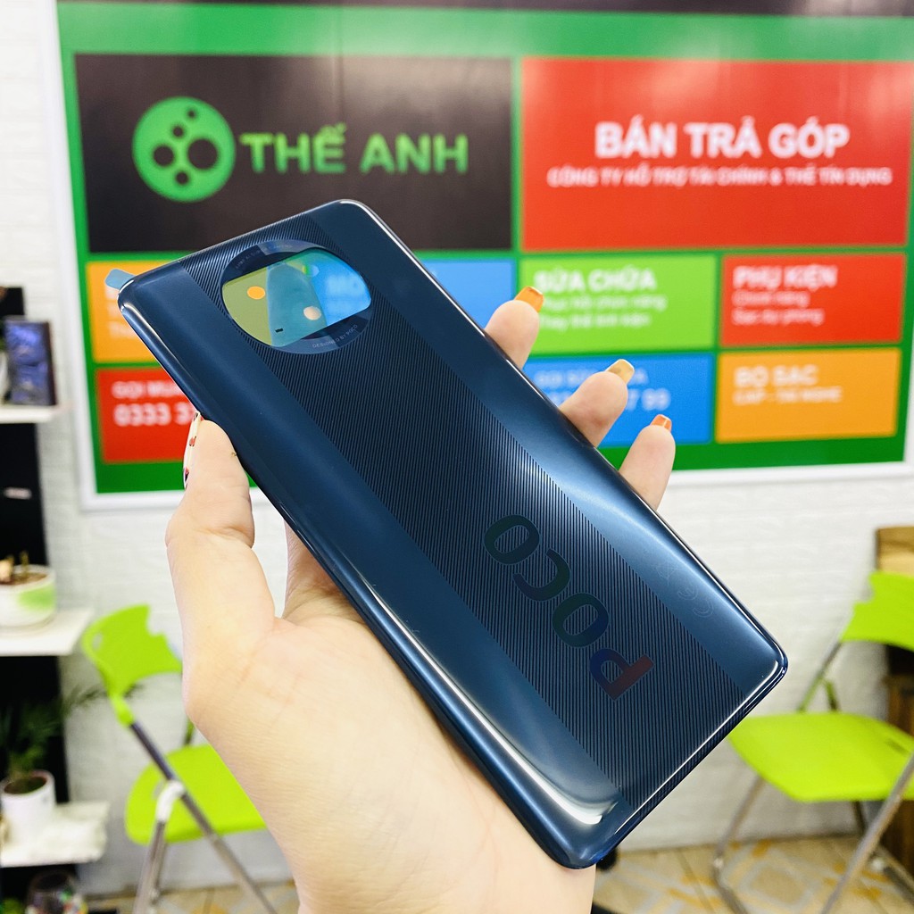 Nắp lưng Xiaomi POCO X3 NFC, mặt kính lưng Xiaomi POCO X3 NFC linh kiện đẹp 9/10 zin đổi trả