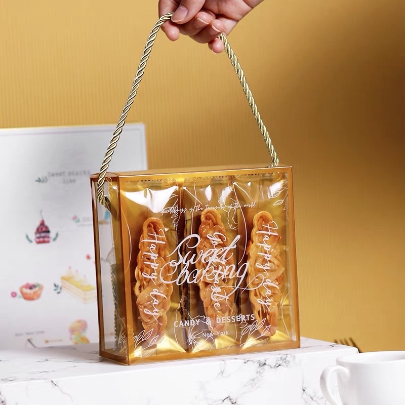 Túi bánh đế thuyền happiness - set 100 cái