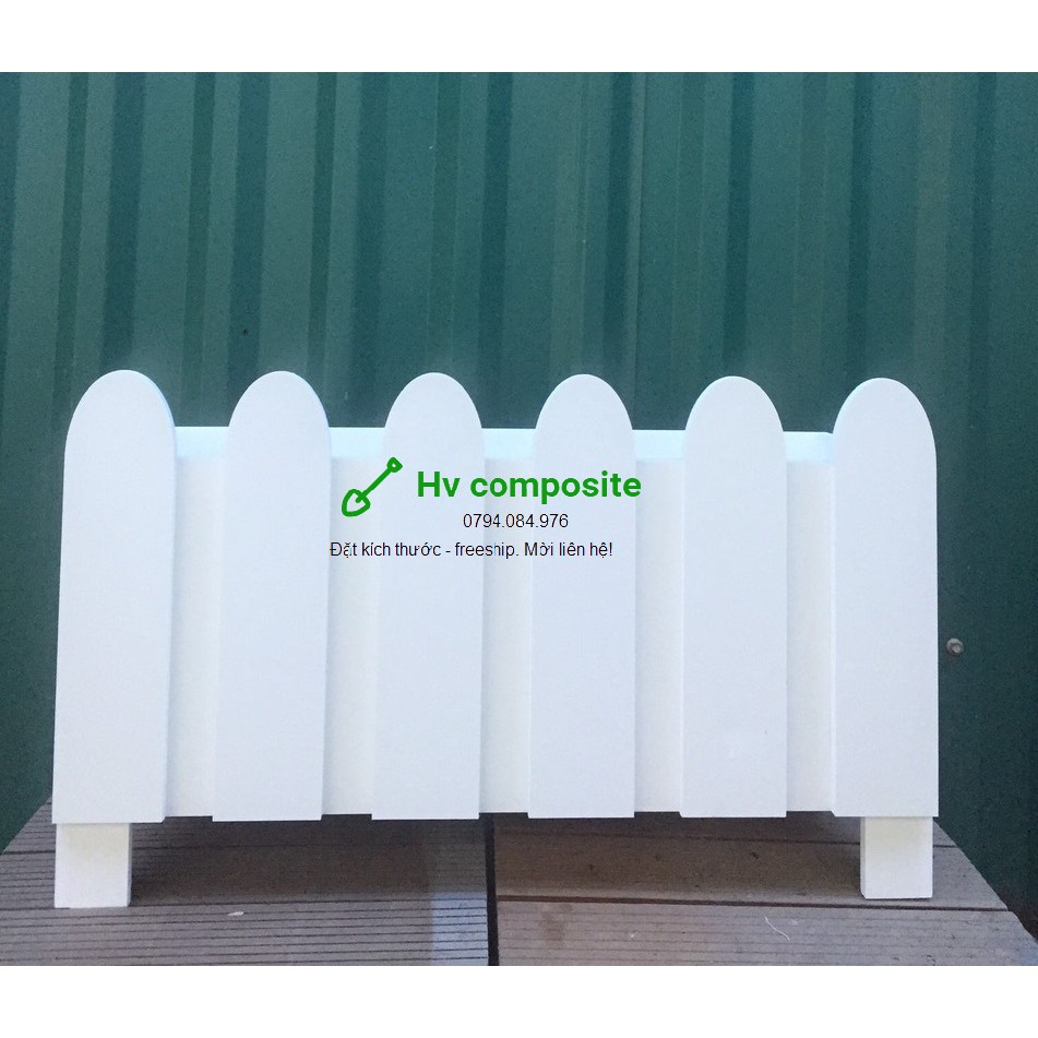 Chậu trồng cây composite 50x20x20