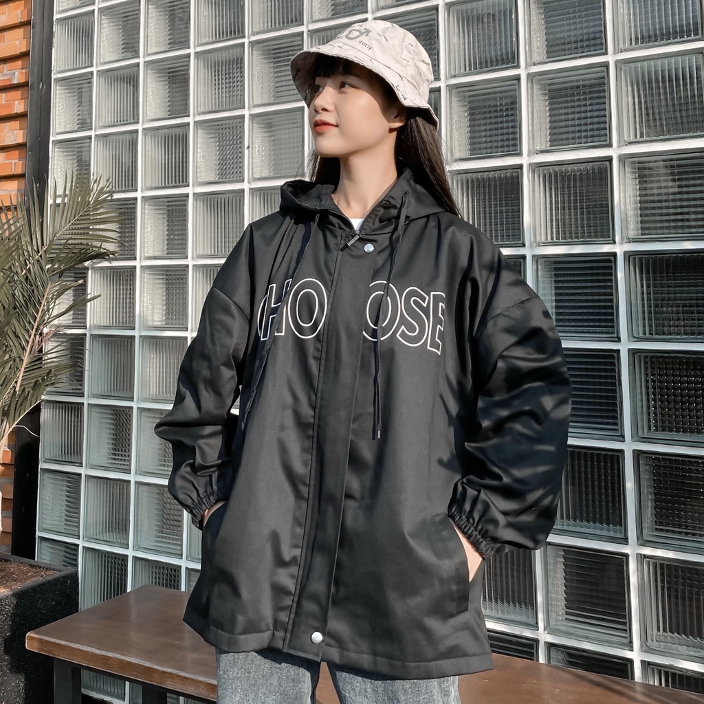 Áo Khoác Jacket Kaki Form Rộng CHOSE Phong Cách Ulzzang - Tuni Store