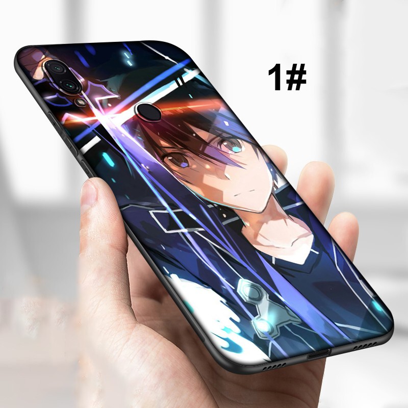 Ốp Lưng Mềm In Hình Lua88 Sword Art Online Cho Xiaomi Mi 8 6 Lite Redmi Note 9 9s 8t 8 Pro Max