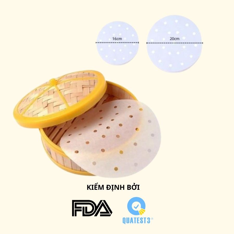 Giấy nến làm bánh cắt sẵn tròn đường kính 15cm, 16cm, 20cm