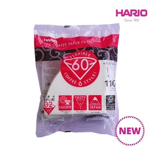 Giấy lọc cà phê v60 hario vcf-02-100w trắng 1-4 cup