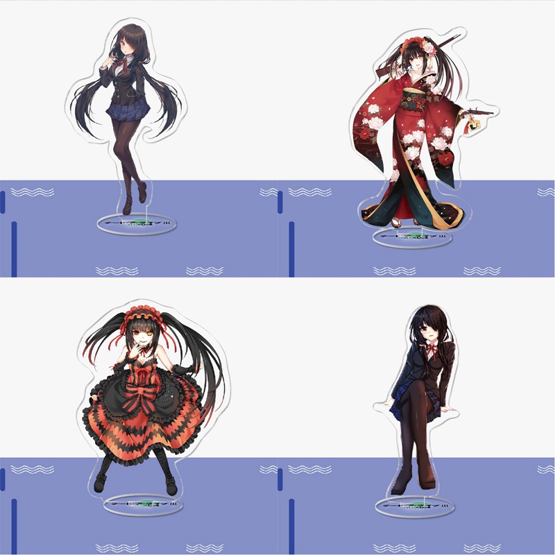 Móc Khóa Mô Hình Nhân Vật Yatogami Tohka Tobiichi Origami Tokisaki Kurumi Thông Dụng