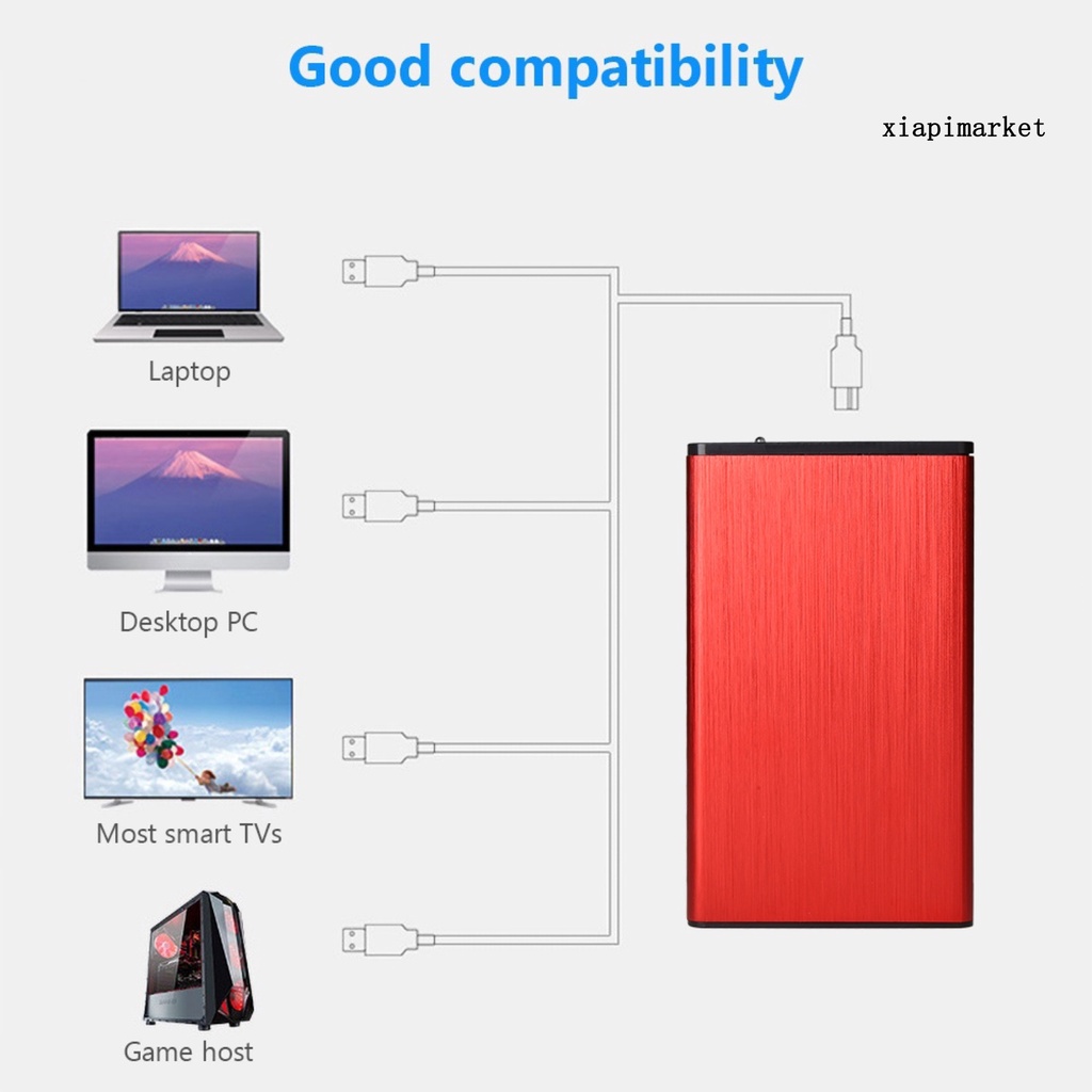 Ổ Cứng Ngoài 2.5 Inch 5gbps Usb 3.0 Sata Kèm Đầu Chuyển Đổi Type-C | BigBuy360 - bigbuy360.vn