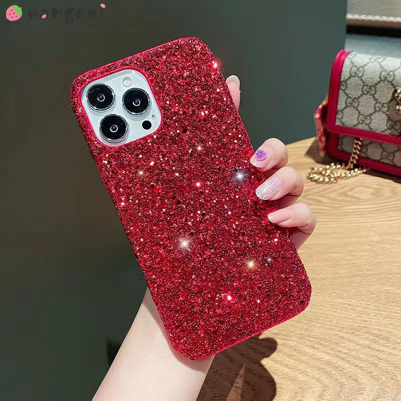 Ốp Điện Thoại Cứng Trang Trí Kim Tuyến Cho iPhone 14 Plus 13 12 Mini 11 Pro Max XS Max XR X 7 8 6 6s Plus SE 2020