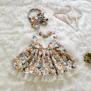 [CÓ QUÀ 💝 + FREESHIP⚡️] Đầm công chúa bé gái dễ thương + Tặng kèm băng đô dễ thương