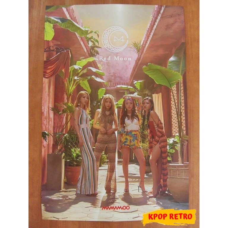 Poster EXID, MAMAMOO official, chính hãng, có sẵn, hình ca sĩ, poster album, áp phích, tranh treo tường