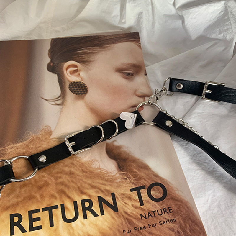 Thắt Lưng Phong Cách Punk Hàn Quốc Thời Trang Cá Tính