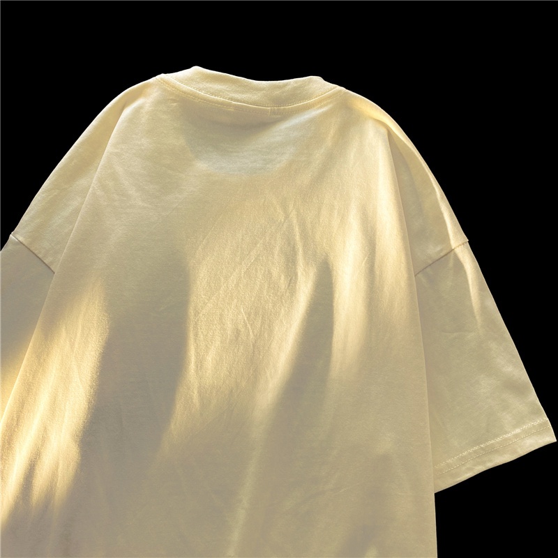 Áo thun HIIXIIVI 100% cotton tay ngắn cổ tròn in hình phong cách Hàn Quốc thời trang mùa hè 2022 cho nữ