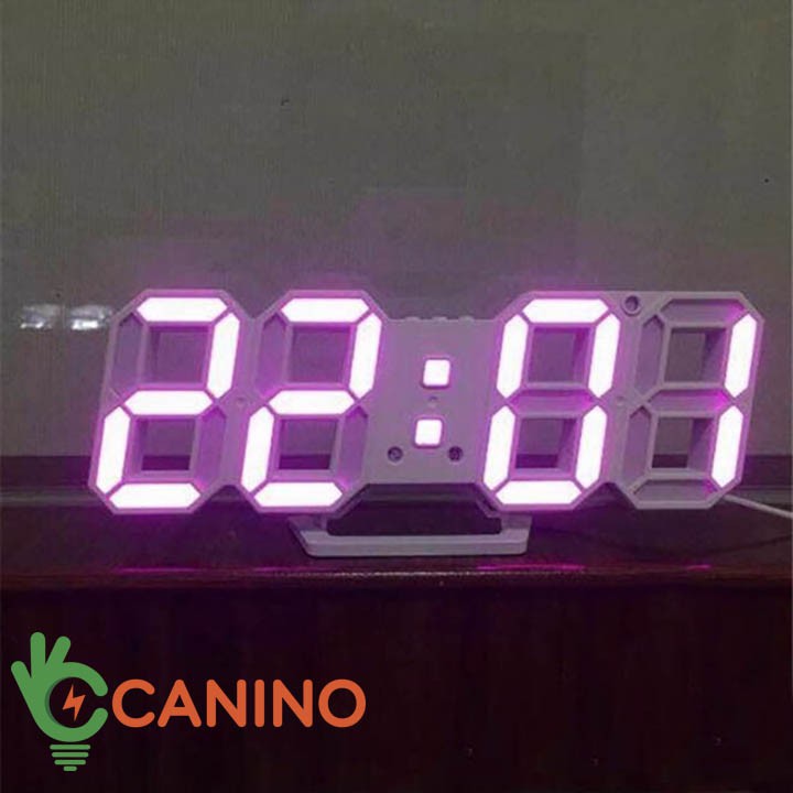 Đồng hồ điện tử LED 3D Canino cao cấp (bảo hành 12 tháng)
