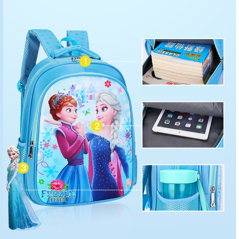 [ Xả Kho - Size 40] Balo học sinh tiểu học , cặp xách trẻ em cấp 1 cho bé gái bé trai , ba lô chống nước - chống nóng