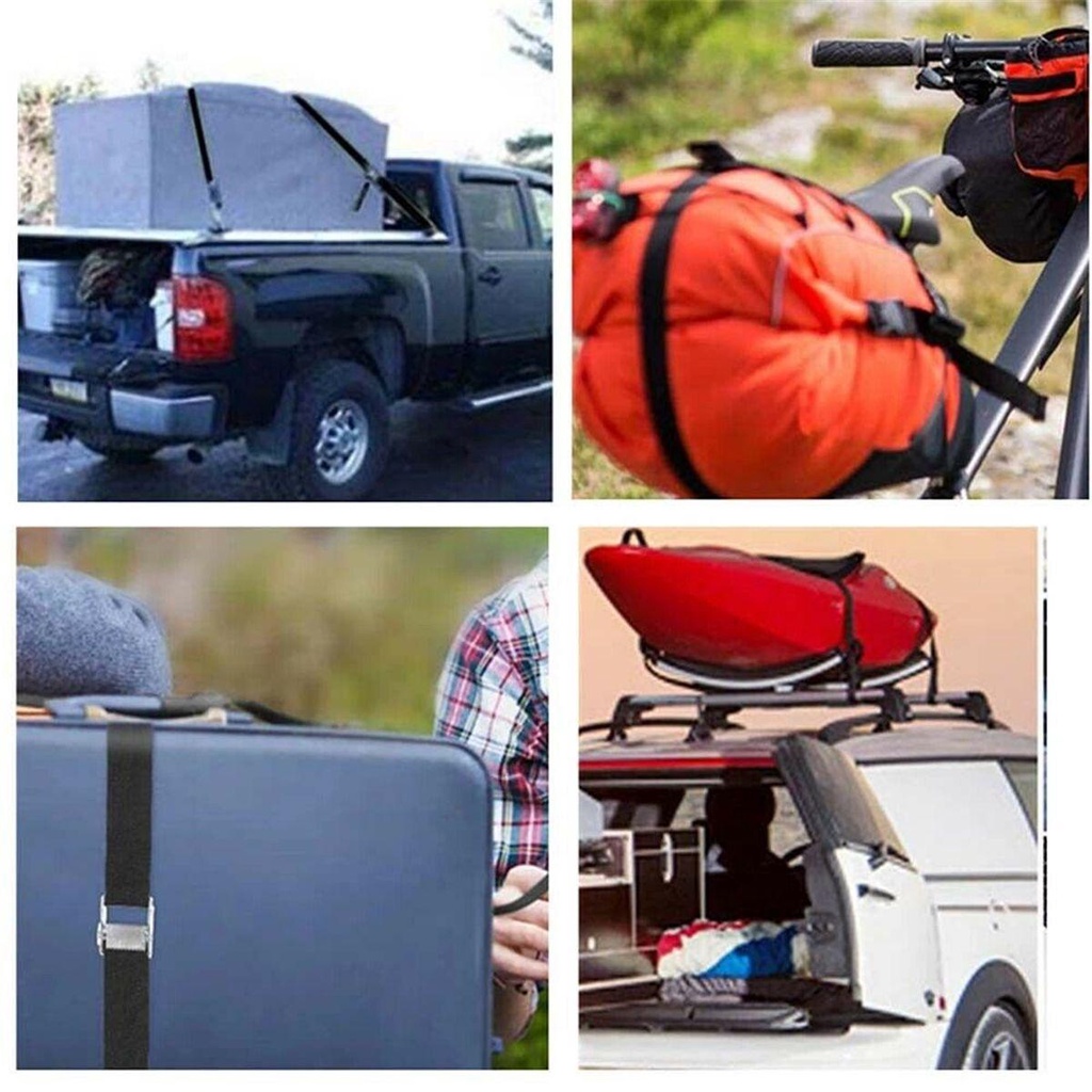 GOGOUP Set 2 / 8 Dây Buộc Túi Hành Lý Du Lịch Tiện Lợi