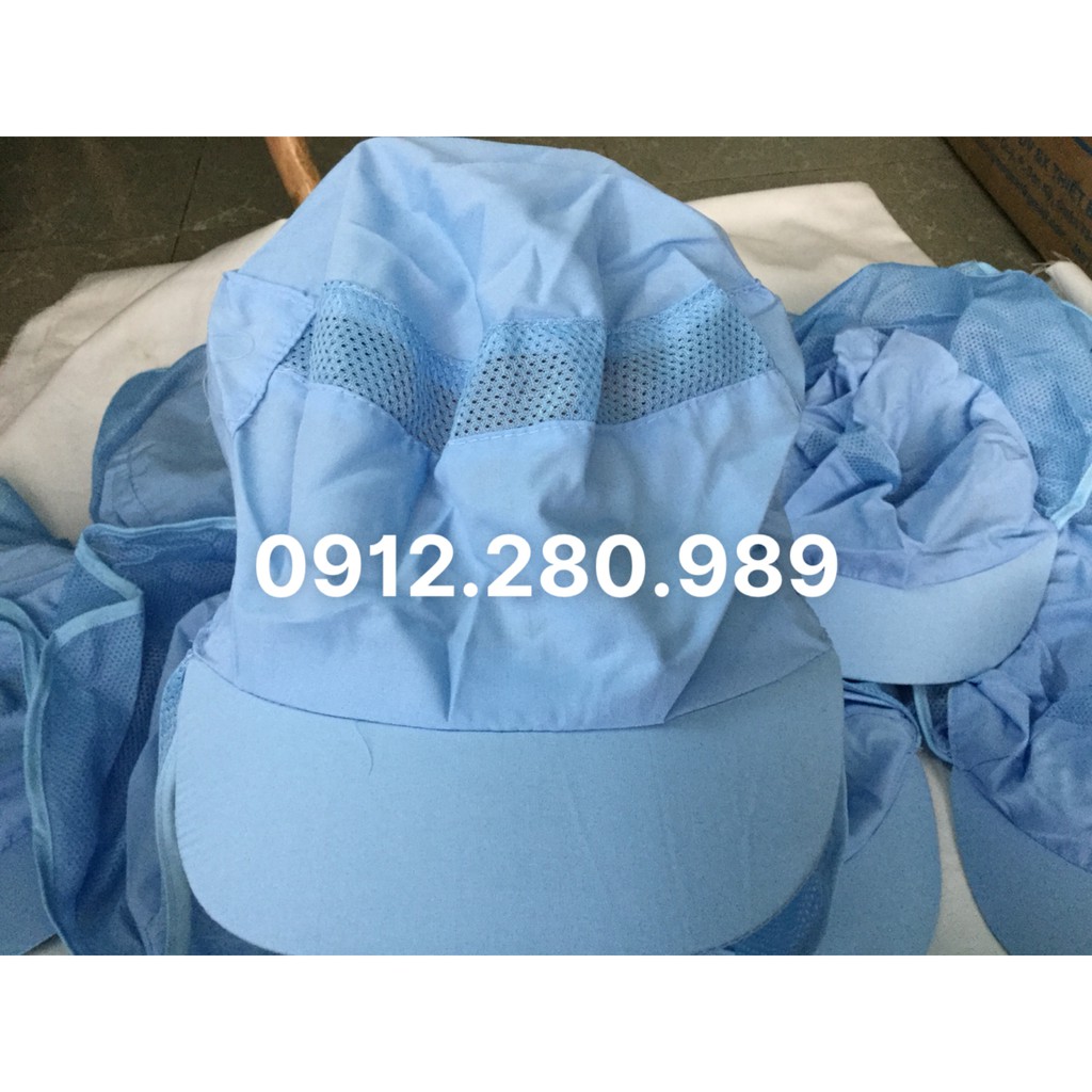 Nón Lưỡi Trai Có Lưới  Thực Phẩm Vải Silk Ngựa Loại  Tốt Mịn - Mát