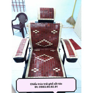 chiếu trúc bọc ghế cắt tóc bảo vệ lớp da ghế ngồi êm và thoáng mát