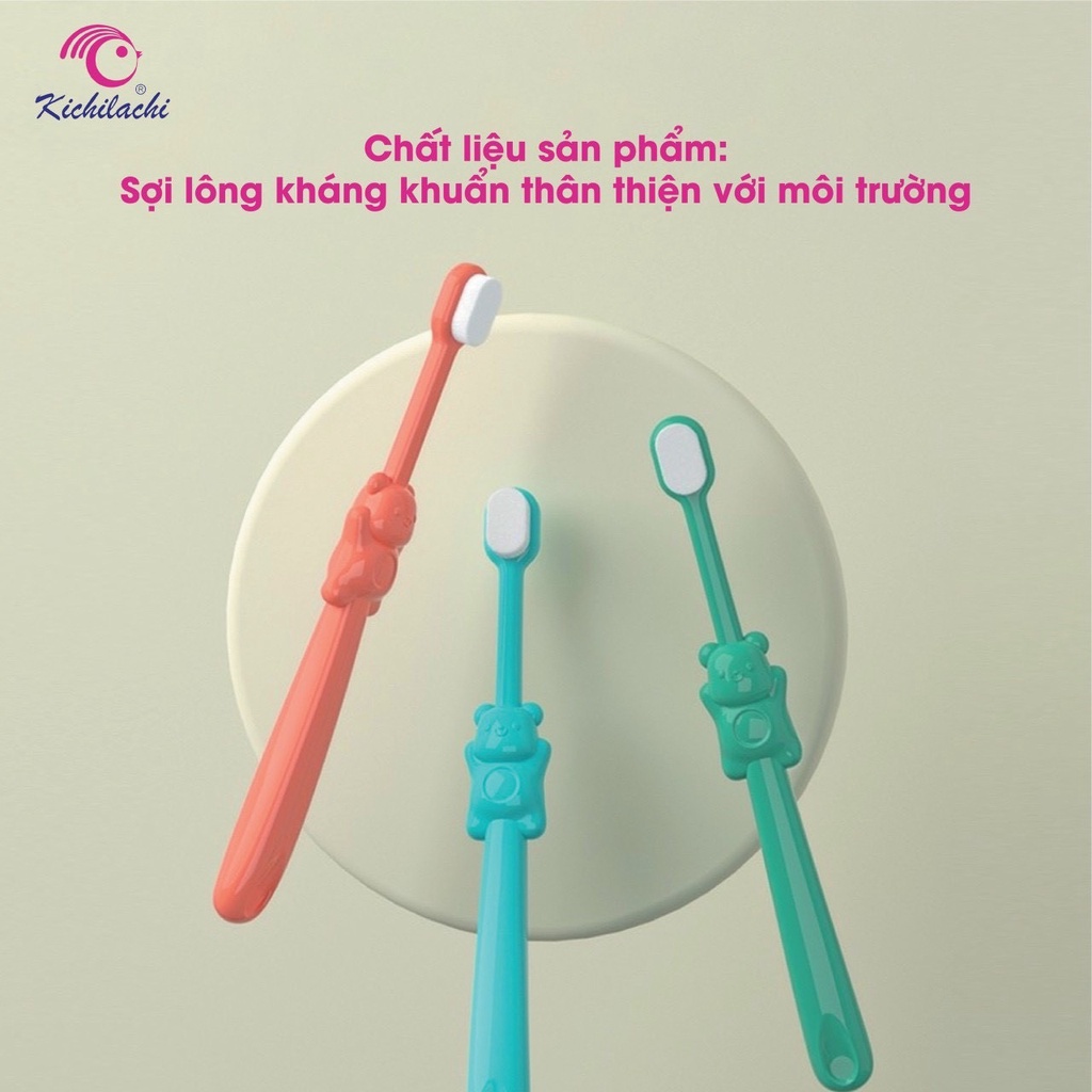 [CHÍNH HÃNG] Bàn chải đánh răng Kichi siêu mềm cho bé Hehe Baby Shop