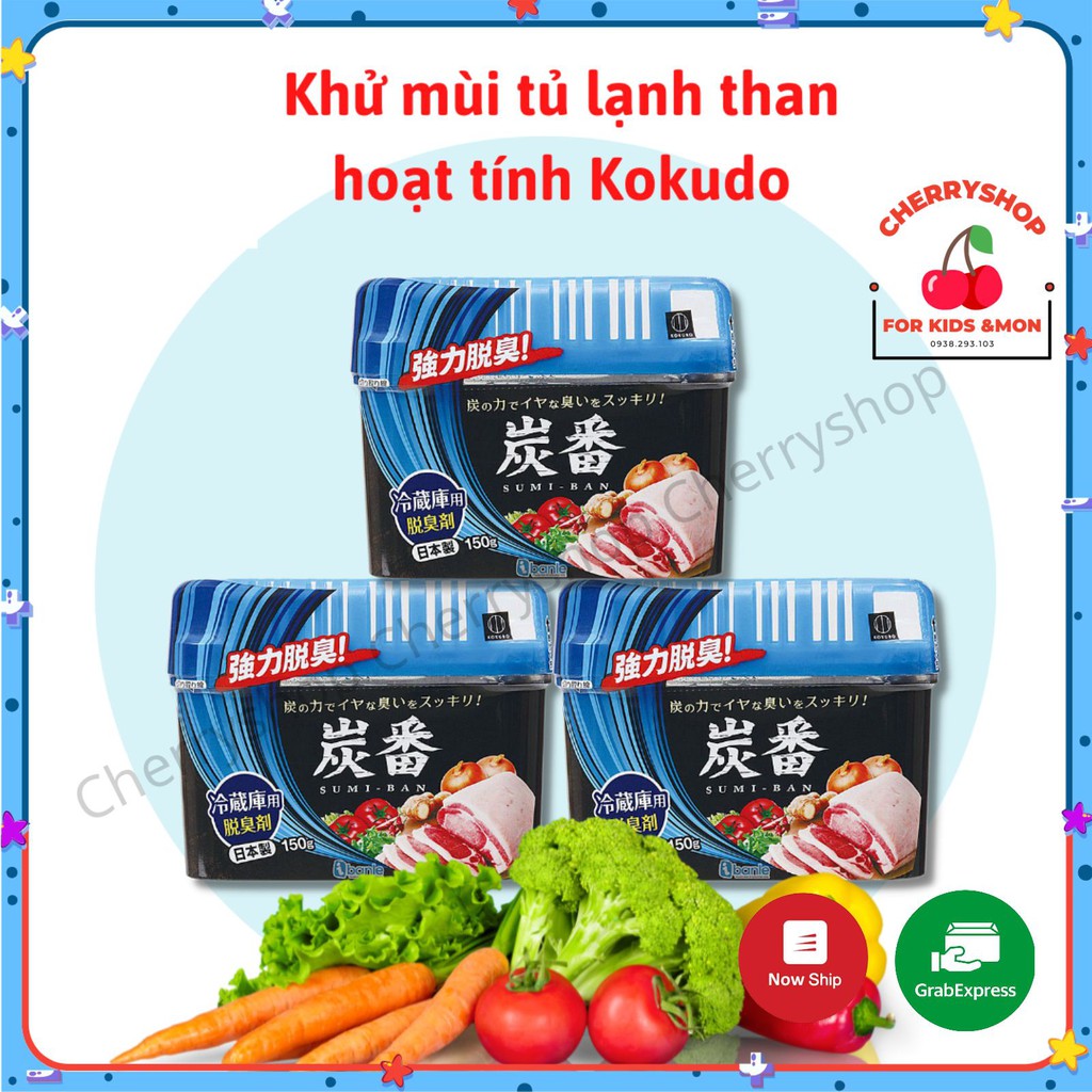 HỘP KHỬ MÙI TỦ LẠNH THAN HOẠT TÍNH KOKUBO