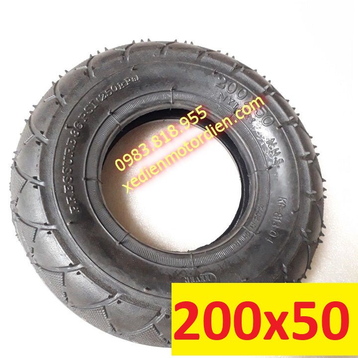 Săm lốp 200x50 xe scooter mini 200x50  xe ruồi, xe scooter, xe trẻ em 200x50