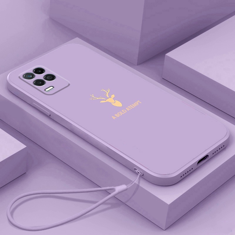 Ốp lưng OPPO A54 4g Ốp Điện Thoại Silicon Mềm Mịn Bảo Vệ Cho OPPO A54 4g YTLT01 viền vuông cute