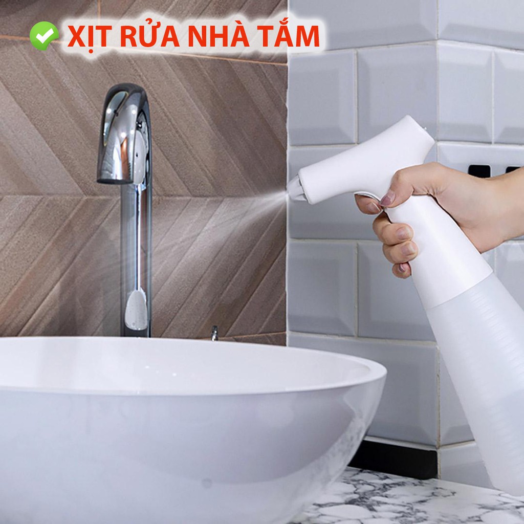 Bình xịt nước tự động Xiaomi . Bình phun sương cầm tay tưới cây thông minh Xiaoda pin 1800mah , 900ml