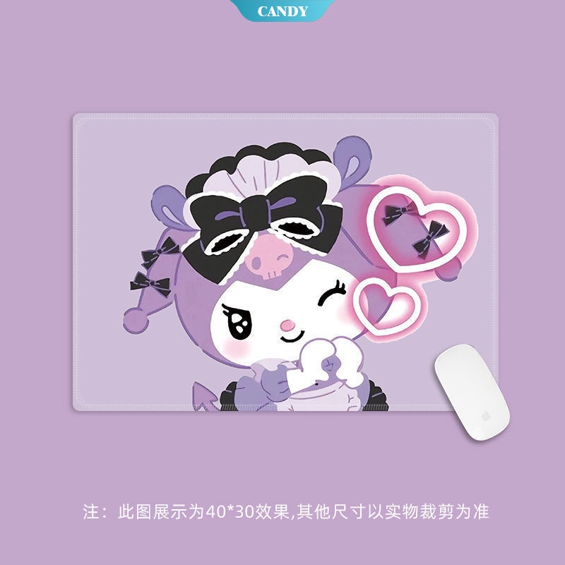 Tấm Lót Chuột Chống Trượt Họa Tiết Anime Kuromi Dành Cho Laptop/Máy Tính