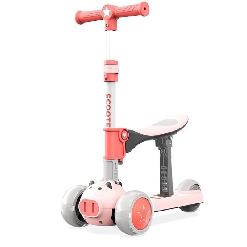 Xe Scooter Heo Umoo cho bé cho bé tập vận động thô