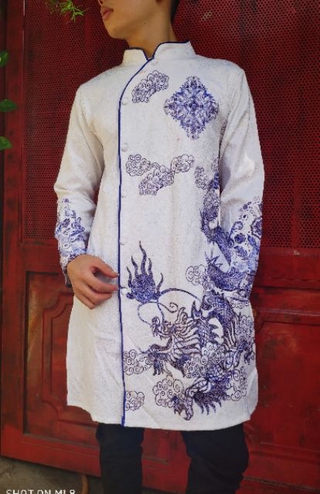 Áo dài cách tân nam