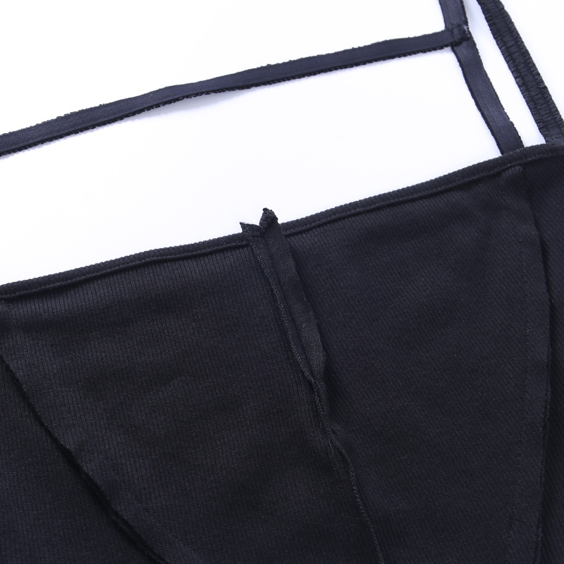 Áo tanktop màu trơn thiết kế trễ vai quyến rũ dành cho nữ