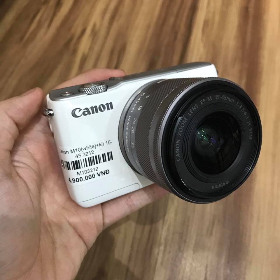 Máy ảnh CANON M10 kèm lens 14-45 xách tay đẹp