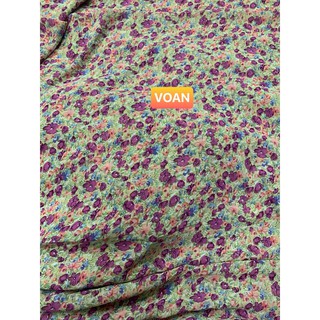 VẢI VOAN  HOA NHÍ - DÒNG VẢI THÔNG DỤNG - 1 MÉT X 1M5