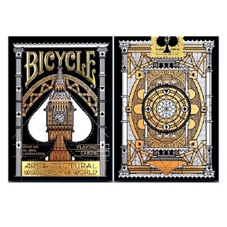Bicycle Architectural Wonders of the World Playing Cards, Thẻ Sưu Tập USPCC, Trò Chơi Thẻ Ma Thuật, Đạo Cụ Ảo Thuật Cho Nhà Ảo Thuật