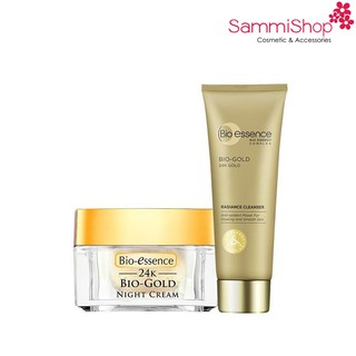 Combo Bio-essence Kem dưỡng Bio Gold 24K Night Cream (40g)