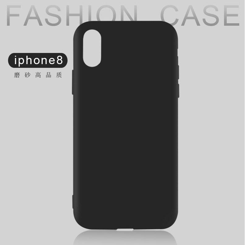 Iphone 5,6,6s,7,7,8 plus,x,xs,xr,xs max black protective soft tpu phone case