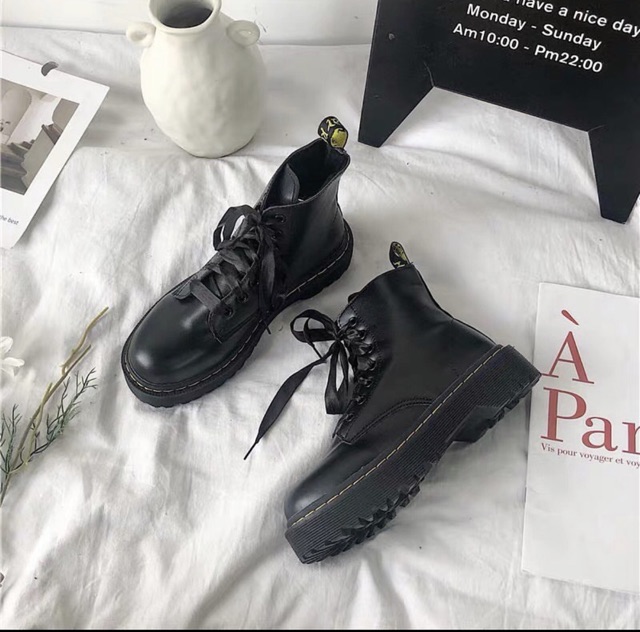 [CÓ SẴN] FB03 GIÀY Ulzzang cổ cao mang được hai kiểu dây | BigBuy360 - bigbuy360.vn