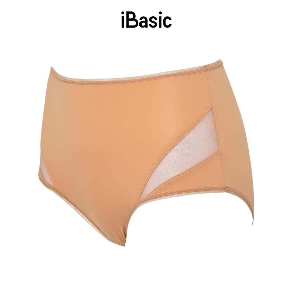 Quần lót nữ lưng cao thun lạnh phối lưới iBasic PANW126