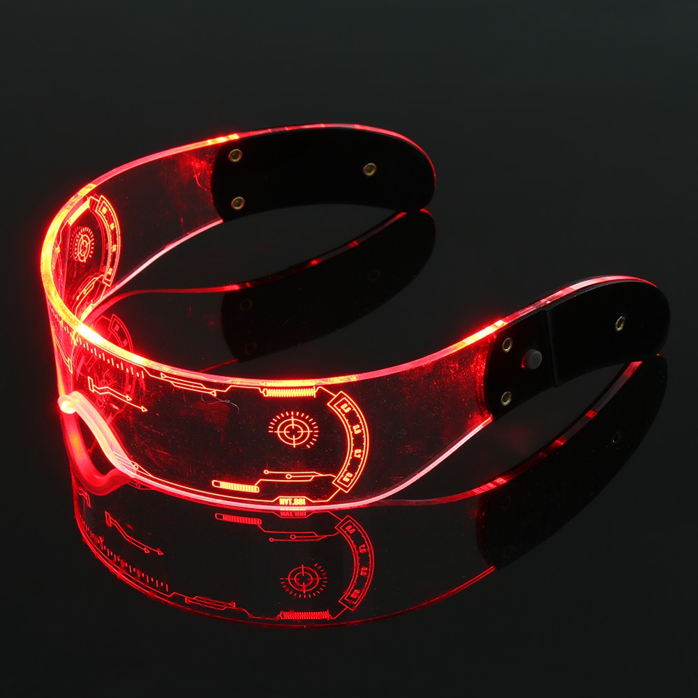 Mắt Kính RAVE Nhựa Trong Suốt Có Đèn Led Phát Sáng Độc Đáo balo local brand | BigBuy360 - bigbuy360.vn