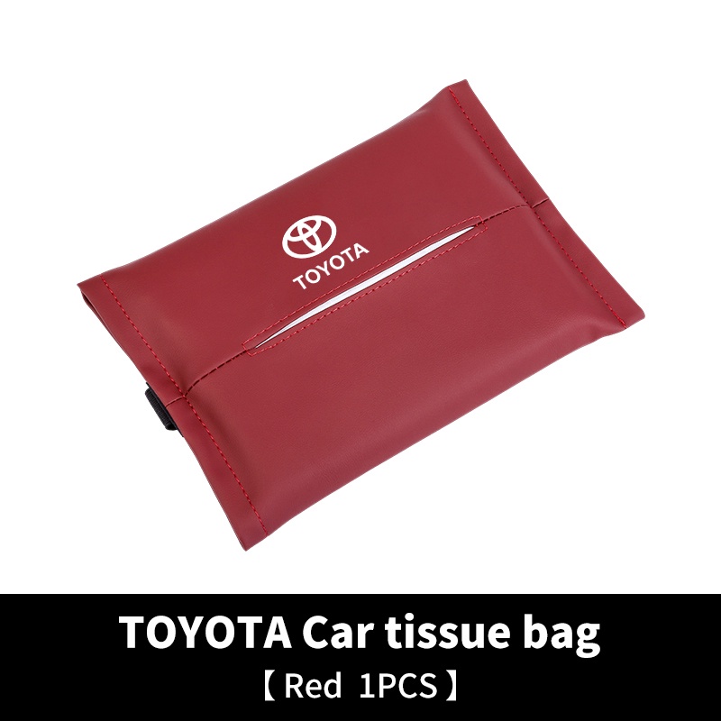 Túi Nhung Đựng Khăn Giấy Đa Năng Tiện Dụng Cho Xe Hơi Toyota Vios Yaris Altis Camry Avanza