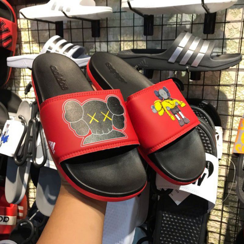 [Hoàn tiền nếu không chất lượng]Dép adidas nam - Dép kaws nam