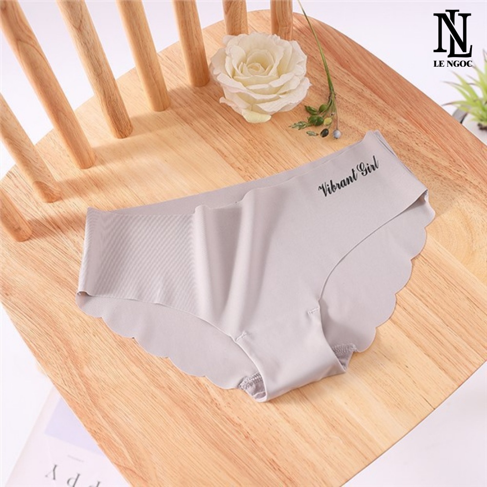 Combo 10 Quần Lót Nữ Đúc Su Viền Sóng Không Đường May Vibrant Girl  NL006