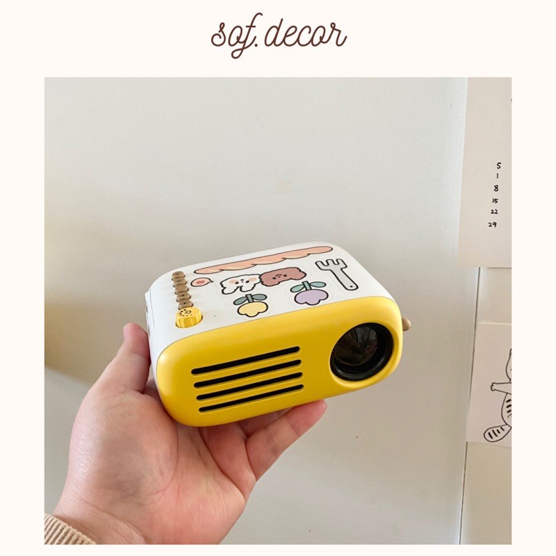 Máy chiếu phim mini Tatty Mini Projector YG200 - Décor nhà Sò