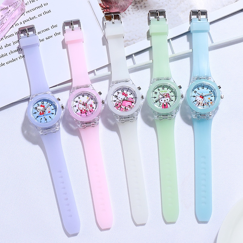 Đồng hồ đèn LED mặt Hello Kitty xinh xắn | BigBuy360 - bigbuy360.vn