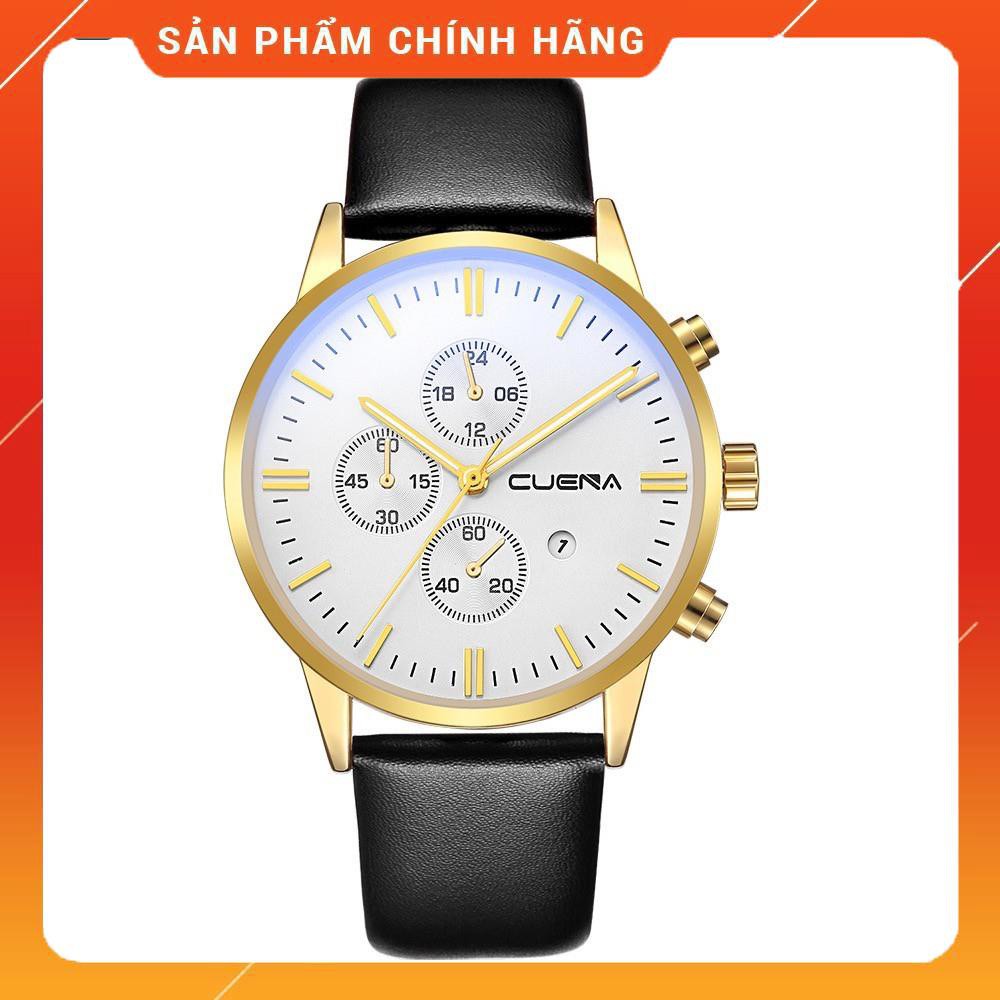 [FullBox] Đồng Hồ Nam Chính Hãng CUENA Dây Da Cao Cấp Phong Cách Thời Trang Sang Trọng, Có Lịch Ngày Đẹp Giá Rẻ | BigBuy360 - bigbuy360.vn