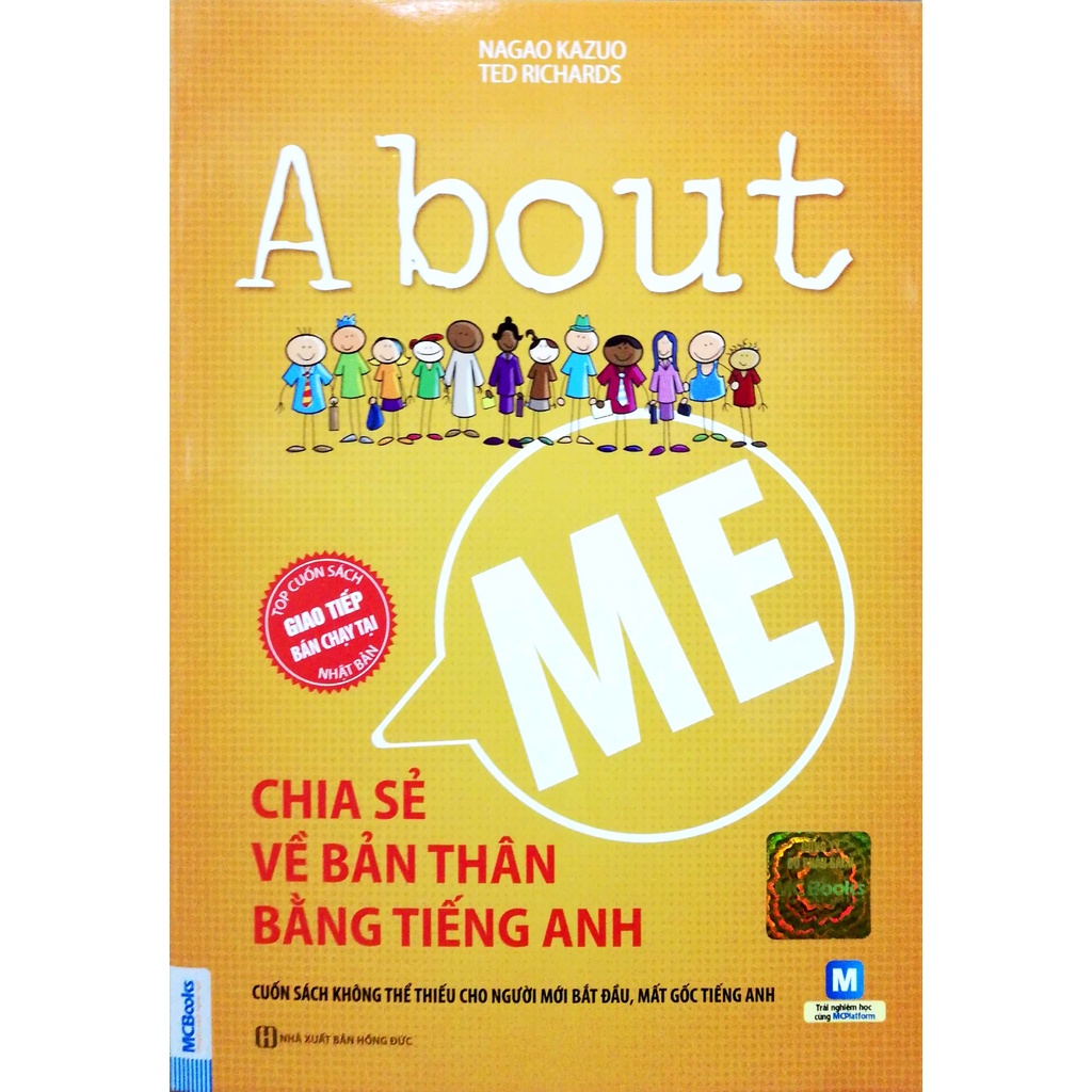 Sách - About Me - Chia Sẻ Về Bản Thân Bằng Tiếng Anh - Học Kèm App Online